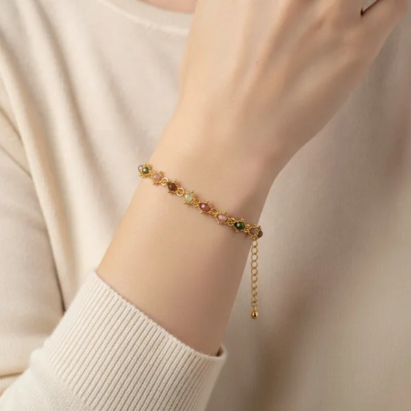 Tourmaline Chain Bracelet, photo 1
