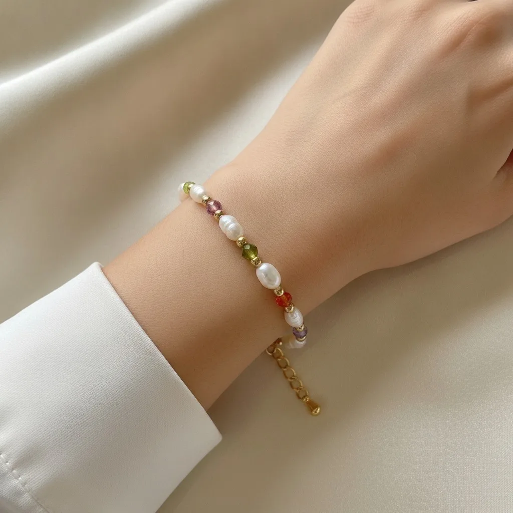 Pearl & Zirconia Bracelet