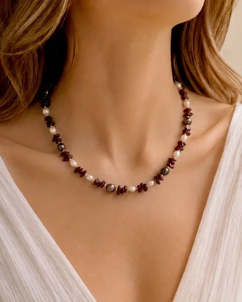 Garnet Dusk Choker