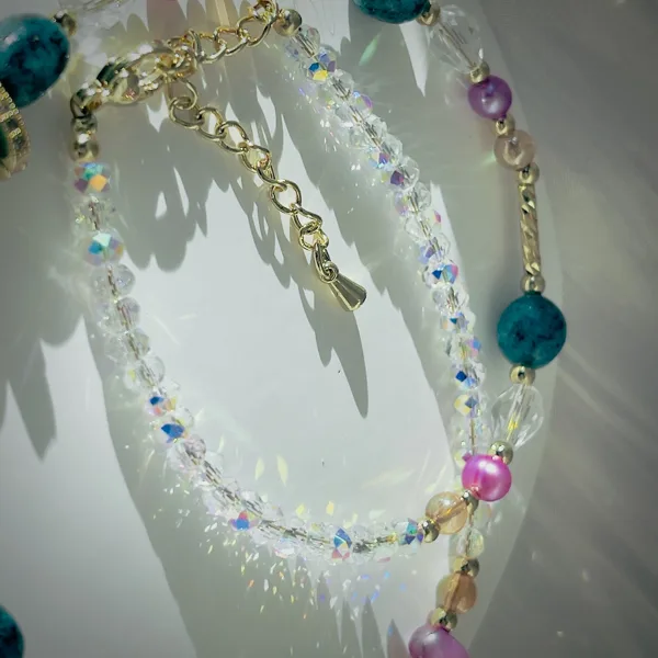 Pearl & Flower Pendant Necklace, photo 7