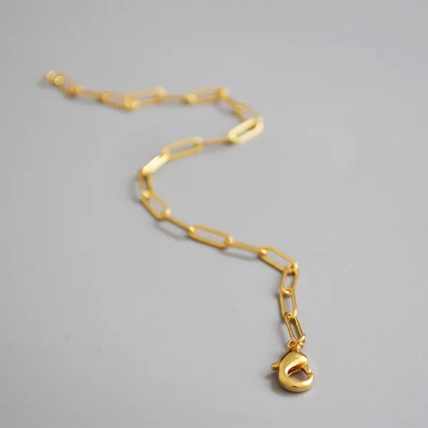 Gold Paperclip Bracelet, photo 7