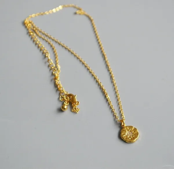 Gold Coin Pendant Necklace, photo 3