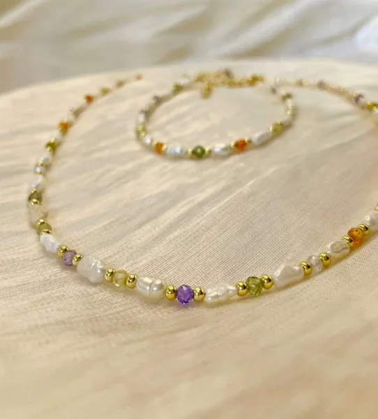 Pearl & Zirconia Bracelet, photo 8