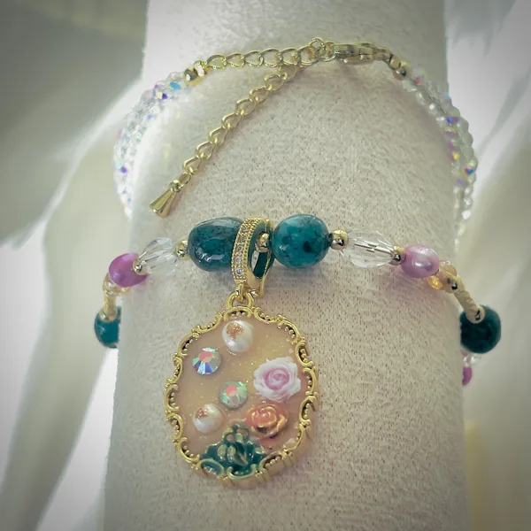 Pearl & Flower Pendant Necklace, photo 8